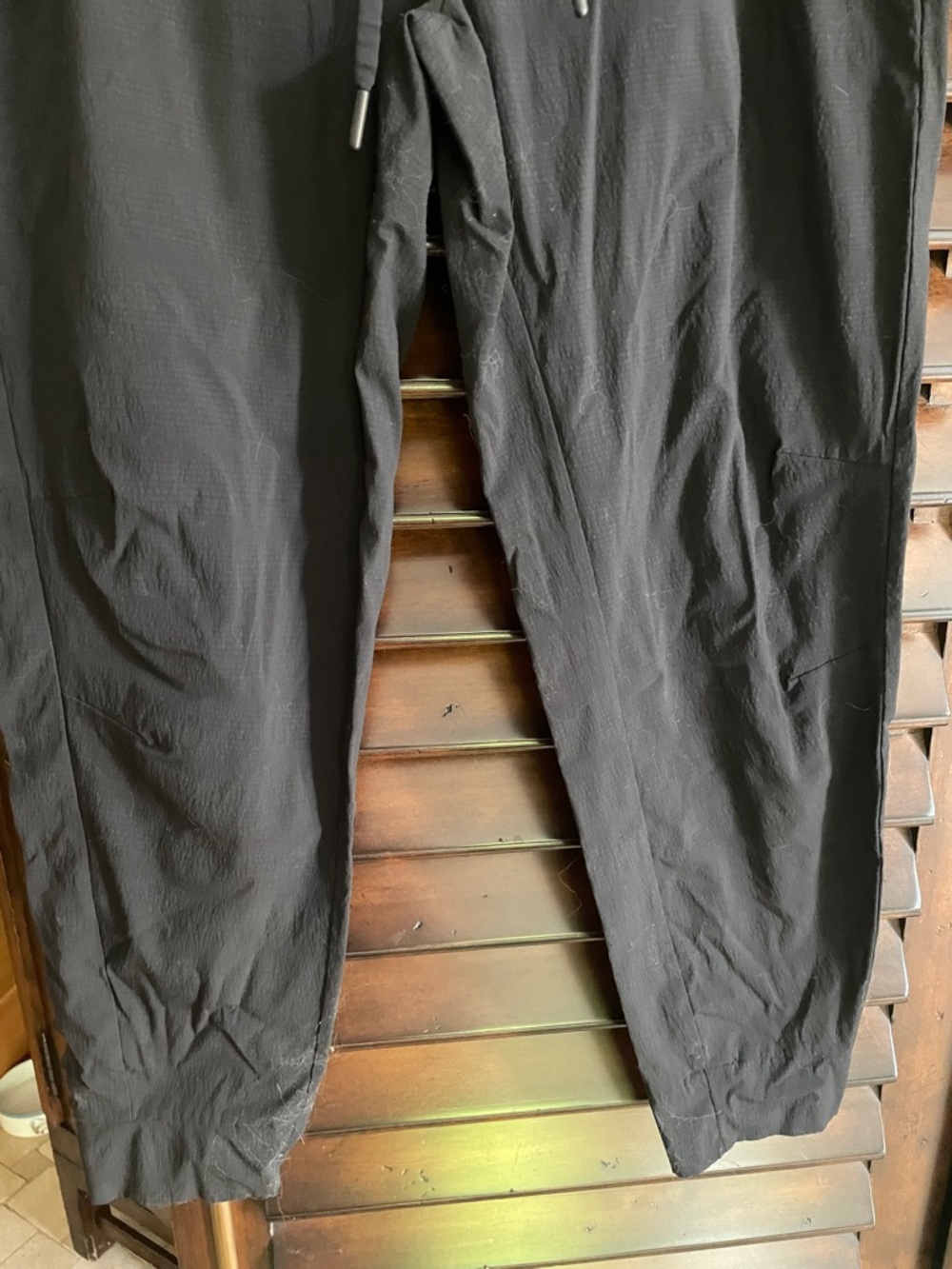 Athleta Jogger Pants Black Size 12 Trekkie - Picture 3 of 7